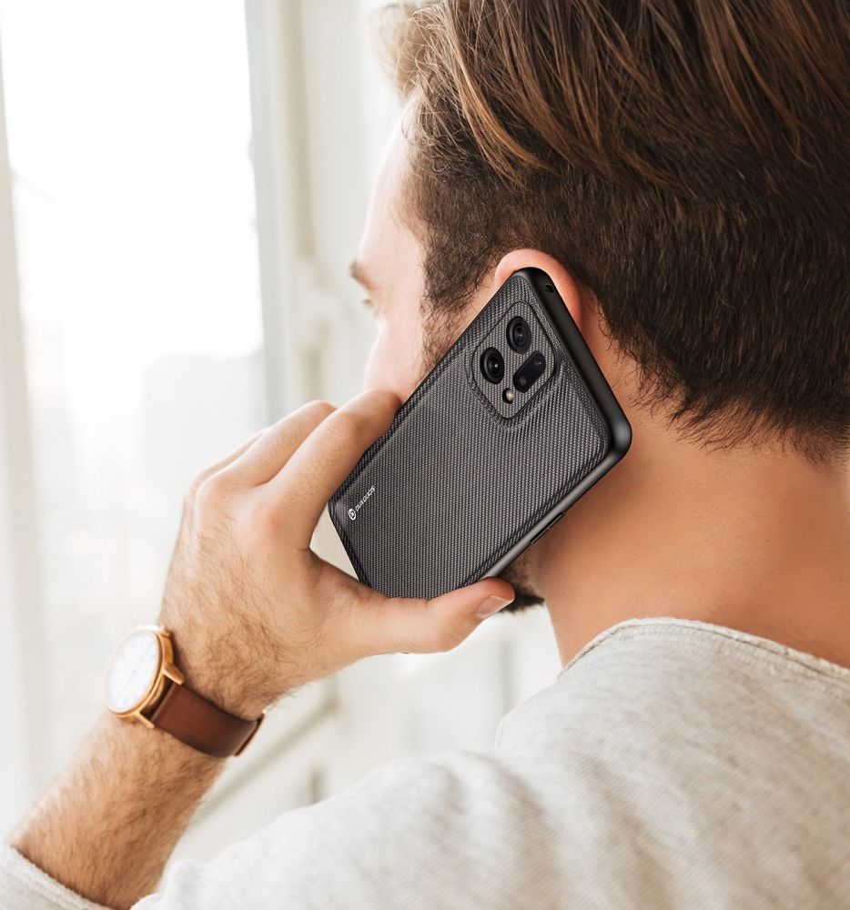 Dux Ducis Fino Series Oppo Find X5 Hoesje Back Cover Zwart afbeelding 2