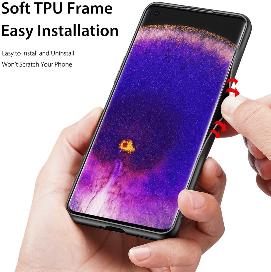 Dux Ducis Fino Series Oppo Find X5 Hoesje Back Cover Zwart afbeelding 3