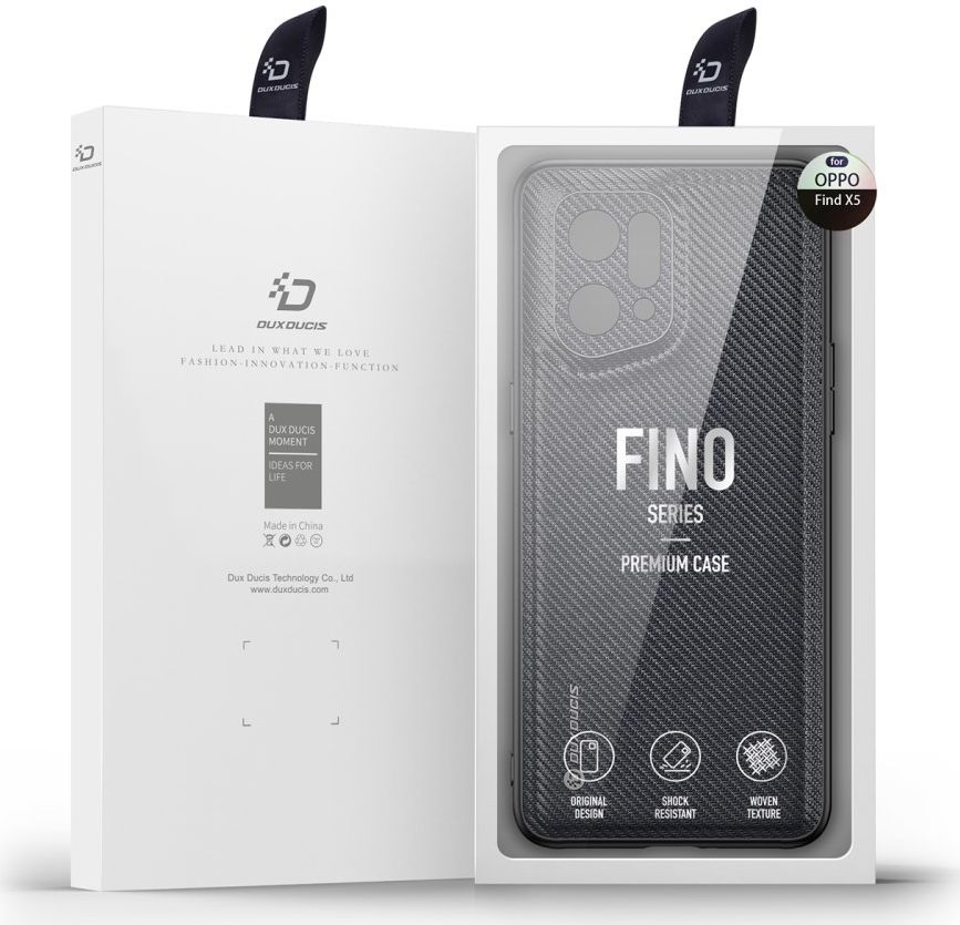 Dux Ducis Fino Series Oppo Find X5 Hoesje Back Cover Zwart afbeelding 8