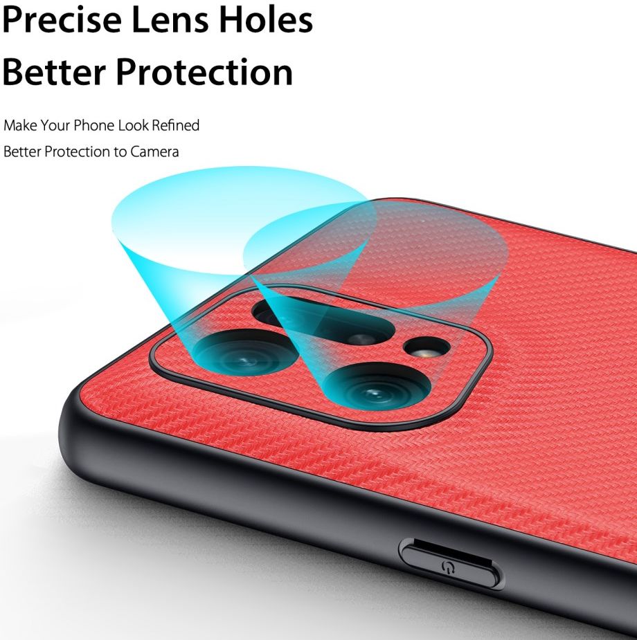 Dux Ducis Fino Series Oppo Find X5 Hoesje Back Cover Rood afbeelding 5