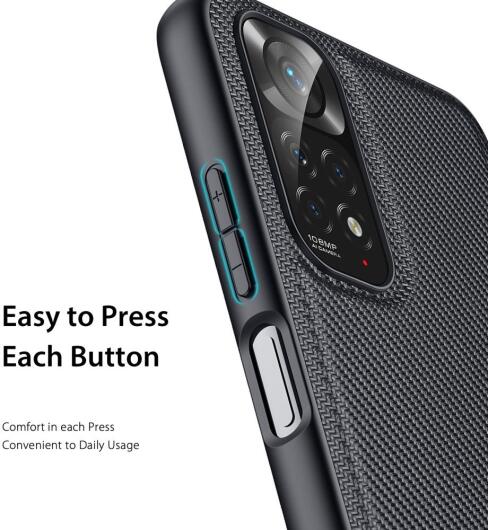 Dux Ducis Fino Xiaomi Redmi Note 11 / Note 11S Hoesje Back Cover Zwart afbeelding 6