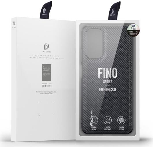 Dux Ducis Fino Xiaomi Redmi Note 11 / Note 11S Hoesje Back Cover Zwart afbeelding 8
