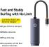 Baseus Lite RJ45 USB-C naar Ethernet LAN Adapter 1.000 Mbps afbeelding 5