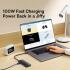 Baseus Lite 6-in-1 USB-C Hub naar HDMI/2x USB 3.0/USB-C PD/SD/TF Zwart afbeelding 6