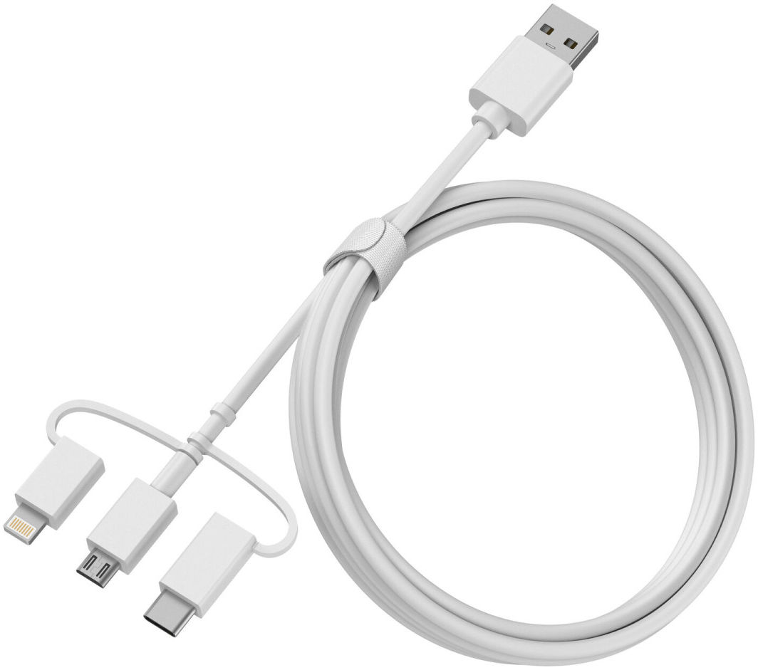 OtterBox USB-A Powerbank 5.000 mAh 10W met 3-in-1 Kabel 1M Wit afbeelding 7
