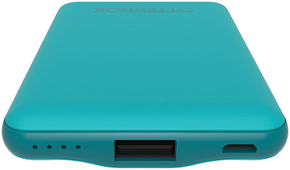 OtterBox USB-A Powerbank 5.000 mAh 10W met 3-in-1 Kabel 1M Blauw afbeelding 2