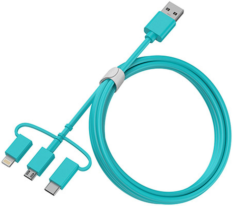 OtterBox USB-A Powerbank 5.000 mAh 10W met 3-in-1 Kabel 1M Blauw afbeelding 5