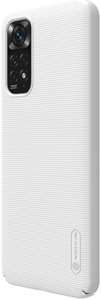 Nillkin Super Frosted Shield Xiaomi Redmi Note 11 / 11S Hoesje Wit afbeelding 3