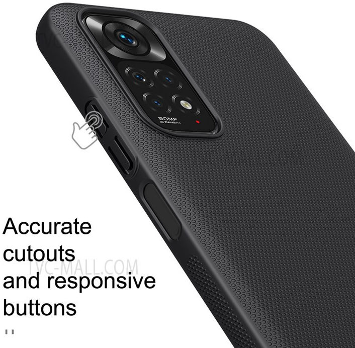 Nillkin Super Frosted Shield Xiaomi Redmi Note 11 / 11S Hoesje Wit afbeelding 7