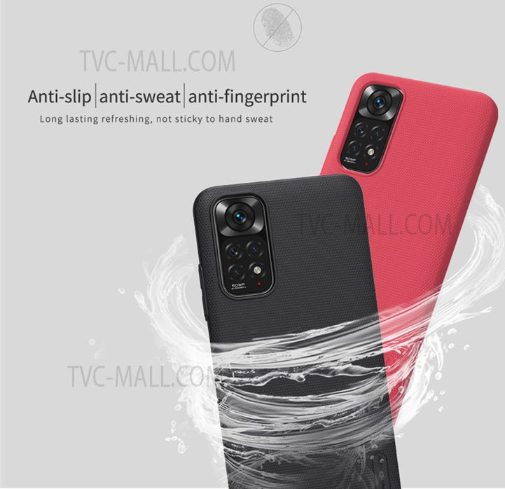 Nillkin Super Frosted Shield Xiaomi Redmi Note 11 / 11S Hoesje Wit afbeelding 8