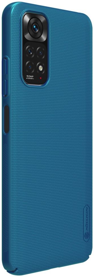 Nillkin Super Frosted Shield Xiaomi Redmi Note 11 / 11S Hoesje Blauw afbeelding 9