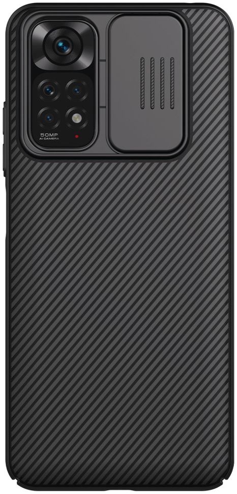 Nillkin CamShield Xiaomi Redmi Note 11/11S Hoesje Camera Slider Zwart afbeelding 1
