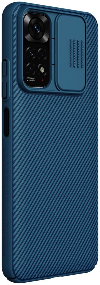 Nillkin CamShield Xiaomi Redmi Note 11/11S Hoesje Camera Slider Blauw afbeelding 5