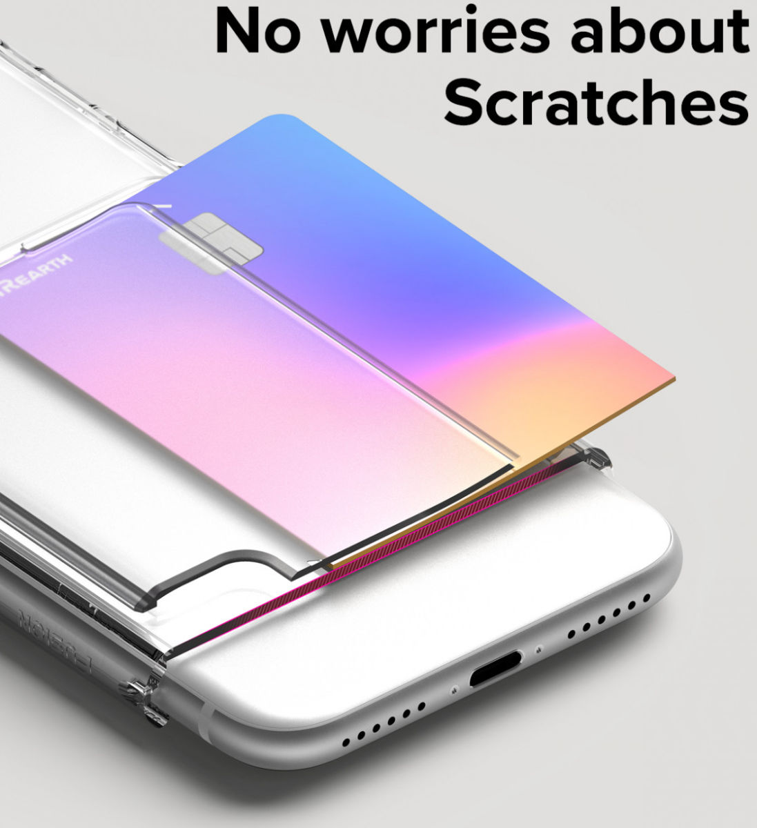 Ringke Fusion Card iPhone SE (2020/2022) / 8 / 7 Hoesje Transparant afbeelding 5