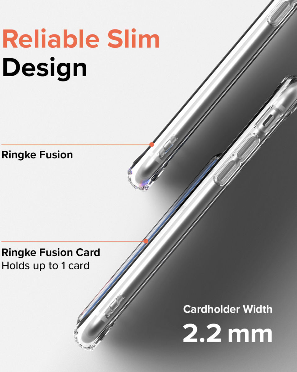 Ringke Fusion Card iPhone SE (2020/2022) / 8 / 7 Hoesje Transparant afbeelding 7