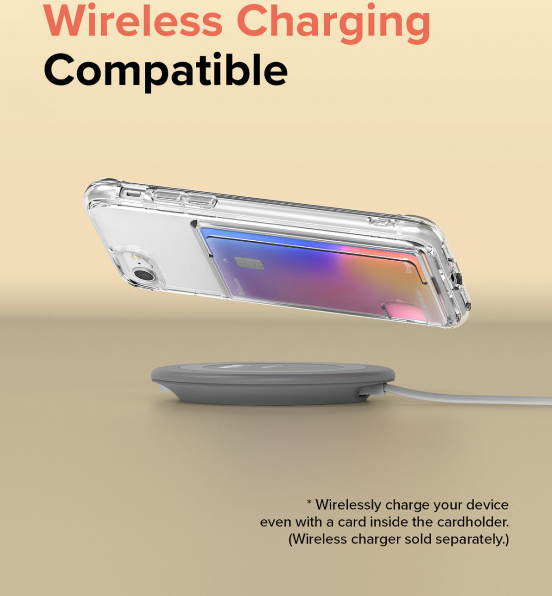 Ringke Fusion Card iPhone SE (2020/2022) / 8 / 7 Hoesje Transparant afbeelding 8