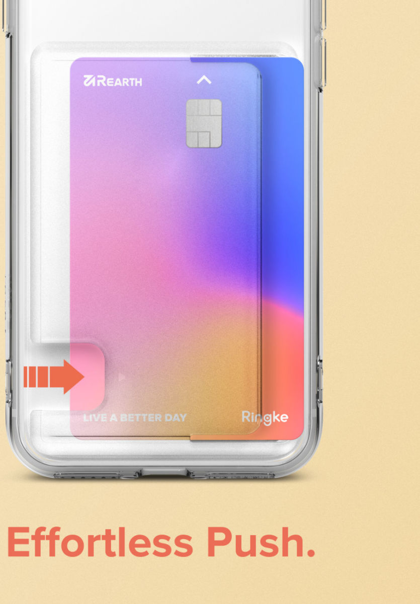Ringke Fusion Card iPhone SE (2020/2022) / 8 / 7 Hoesje Transparant afbeelding 10