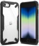 Ringke Fusion X iPhone SE (2020/2022) / 8 / 7 Hoesje Transparant Zwart