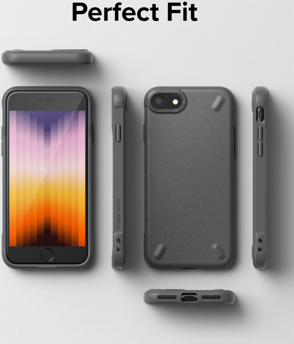 Ringke Onyx iPhone SE (2020/2022) / 8 / 7 Hoesje Flexibel TPU Blauw afbeelding 9