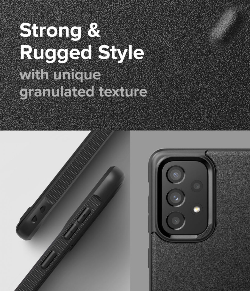 Ringke Onyx Samsung Galaxy A53 Hoesje Flexibel TPU Back Cover Grijs afbeelding 4