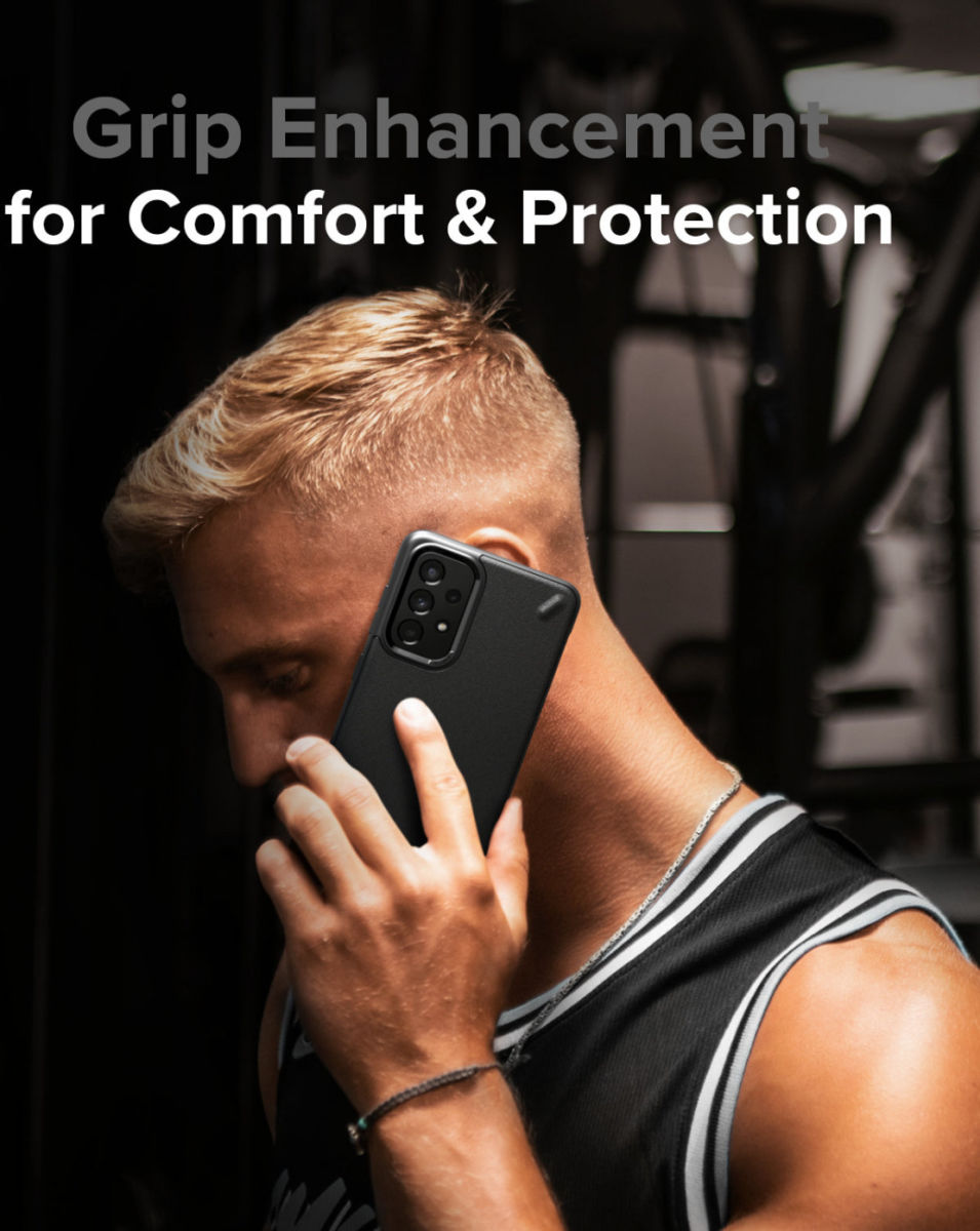 Ringke Onyx Samsung Galaxy A53 Hoesje Flexibel TPU Back Cover Grijs afbeelding 8