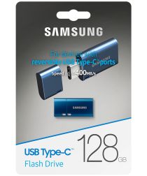 Originele Samsung USB-C Stick voor Extra Opslaggeheugen 128GB Blauw