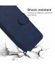 Nokia G11 / G21 Hoesje Portemonnee Wallet Book Case met Bandje Blauw