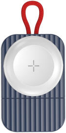 ROCK Compacte Magnetische USB-C Apple Watch Oplader 2.5W Blauw
