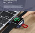 ROCK Compacte Magnetische USB-C Apple Watch Oplader 2.5W Blauw afbeelding 7
