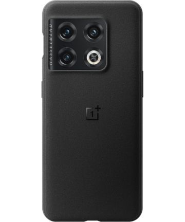 Origineel OnePlus 10 Pro Hoesje Sandstone Bumper Case Zwart Hoesjes