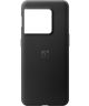 Origineel OnePlus 10 Pro Hoesje Sandstone Bumper Case Zwart