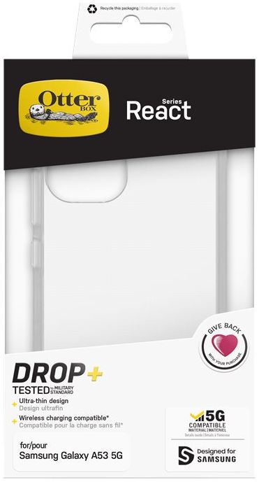 OtterBox React Samsung Galaxy A53 Hoesje Transparant afbeelding 4