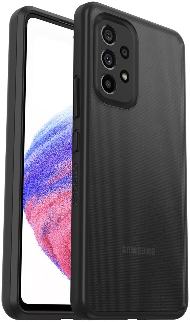 OtterBox React Samsung Galaxy A53 Hoesje Transparant Zwart afbeelding 1
