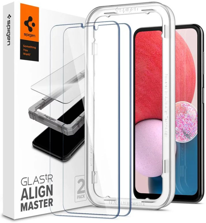 Spigen AlignMaster Samsung Galaxy A13 4G Tempered Glass (2-Pack) afbeelding 1