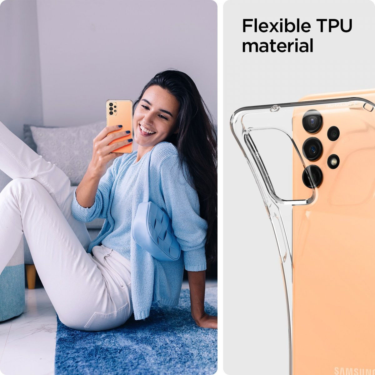 Spigen Crystal Pack Samsung Galaxy A13 4G Hoesje + Glass (2-Pack) afbeelding 4