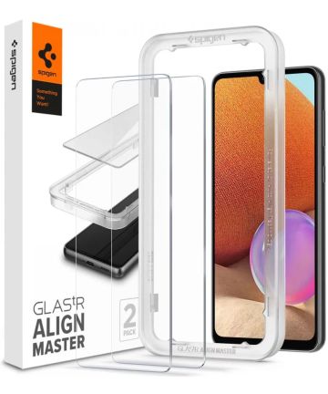 Spigen AlignMaster Samsung Galaxy A33 Tempered Glass (2-Pack) Screen Protectors