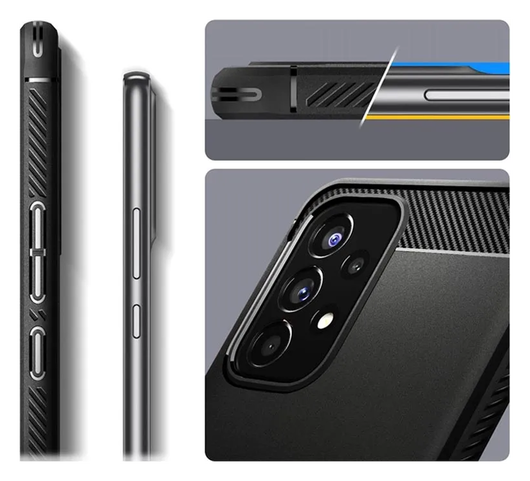 Spigen Rugged Armor Samsung Galaxy A53 Hoesje Back Cover Zwart afbeelding 8