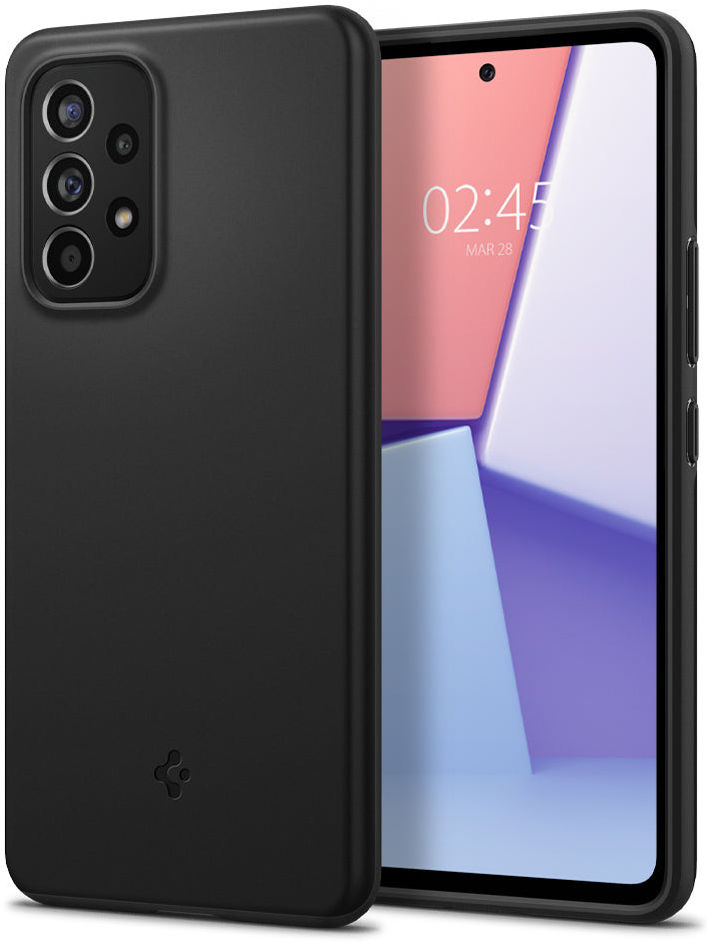 Spigen Thin Fit Samsung Galaxy A53 Hoesje Back Cover Zwart afbeelding 1