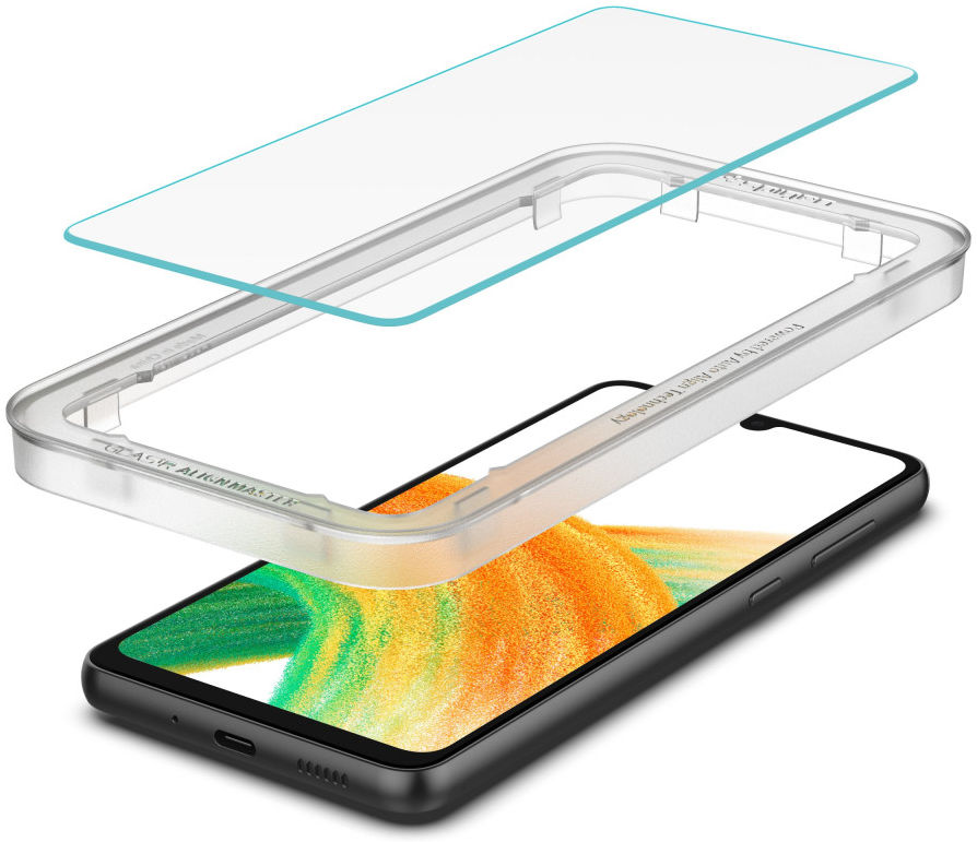 Spigen AlignMaster Samsung Galaxy A73 Tempered Glass (2-Pack) afbeelding 3