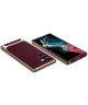 Spigen Neo Hybrid Samsung Galaxy S22 Ultra Hoesje Back Cover Burgundy