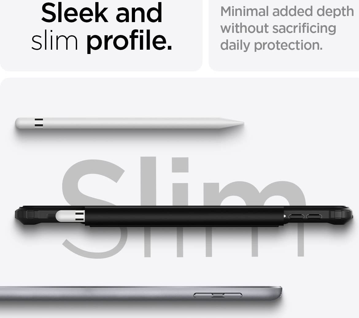 Spigen Ultra Hybrid Pro Apple iPad 10.2 (2019/2020/2021) Hoes Zwart afbeelding 5