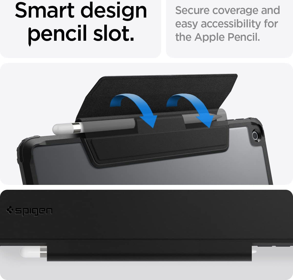 Spigen Ultra Hybrid Pro Apple iPad 10.2 (2019/2020/2021) Hoes Zwart afbeelding 8