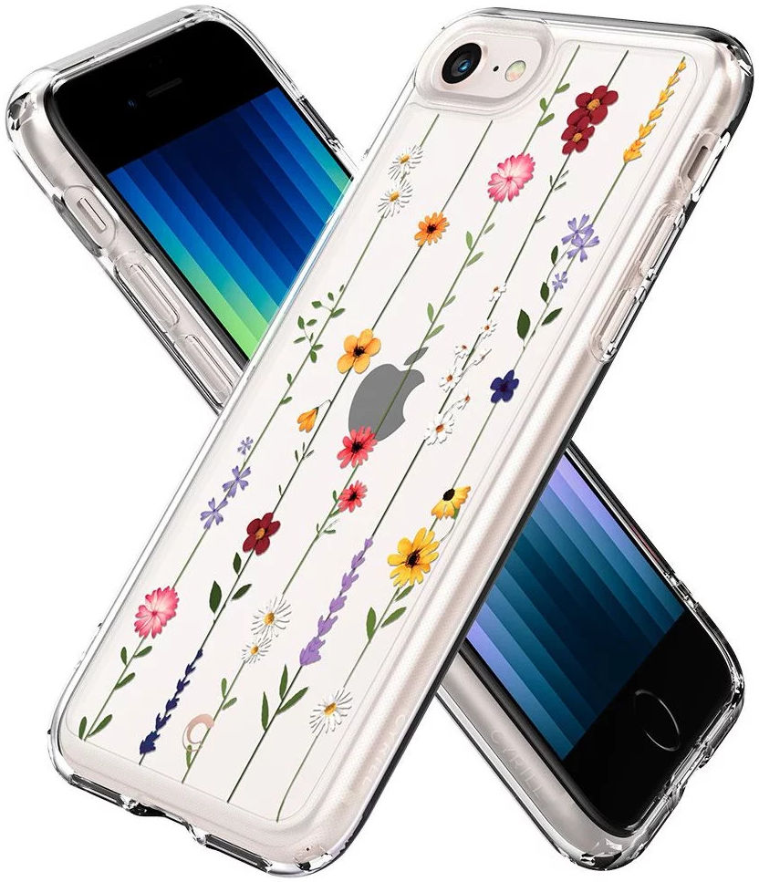 Spigen Cyrill Cecile Apple iPhone SE 2020/2022 Hoesje Flower Garden afbeelding 11