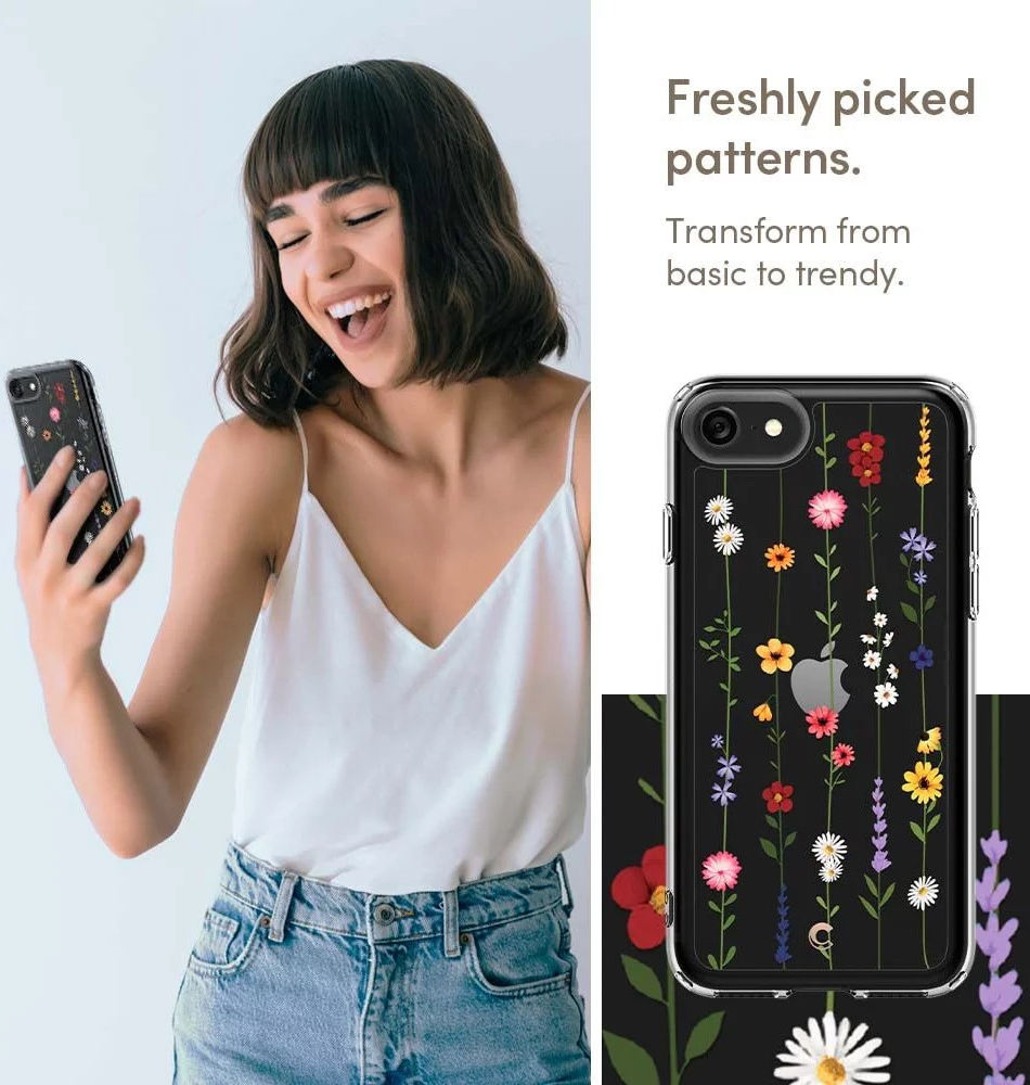 Spigen Cyrill Cecile Apple iPhone SE 2020/2022 Hoesje Flower Garden afbeelding 4
