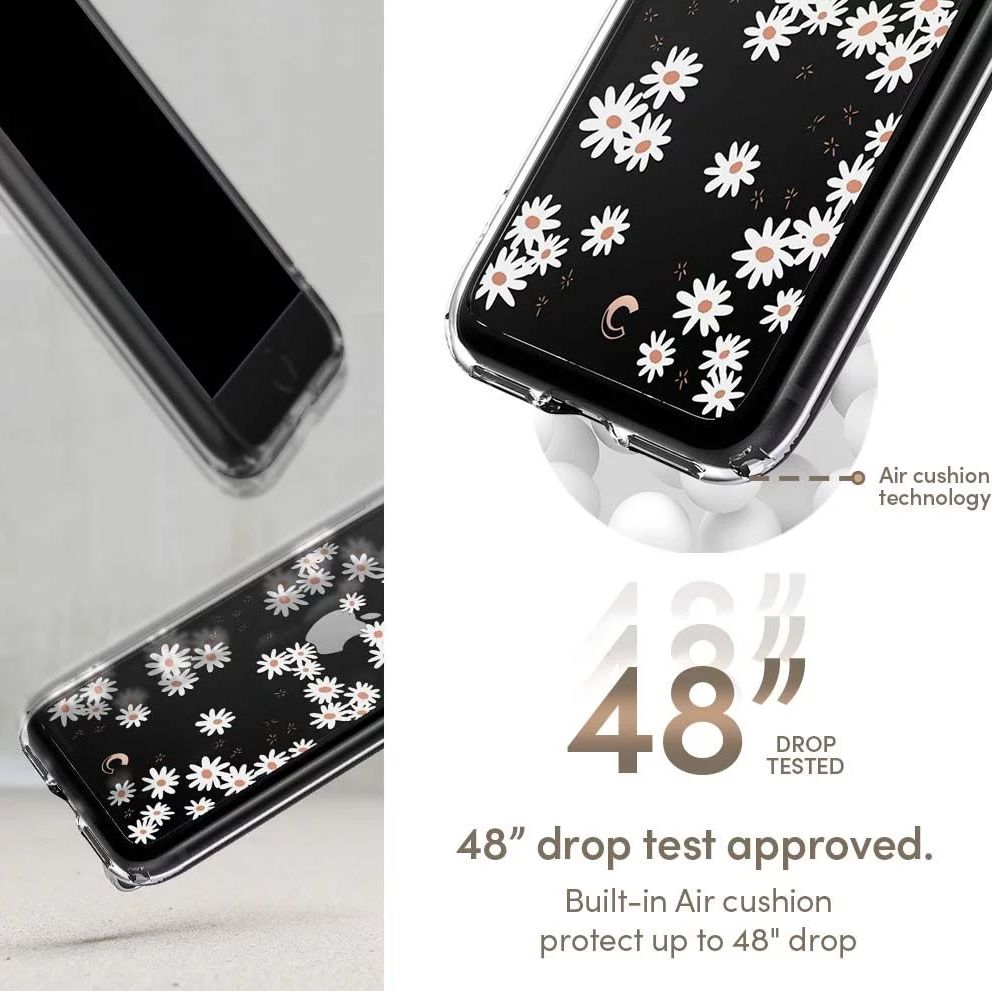 Spigen Ciel by Cyrill Cecile Apple iPhone SE Hoesje White Daisy afbeelding 12
