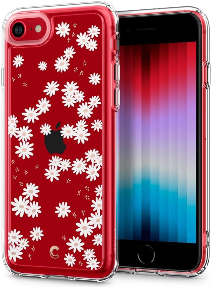 Spigen Ciel by Cyrill Cecile Apple iPhone SE Hoesje White Daisy afbeelding 6