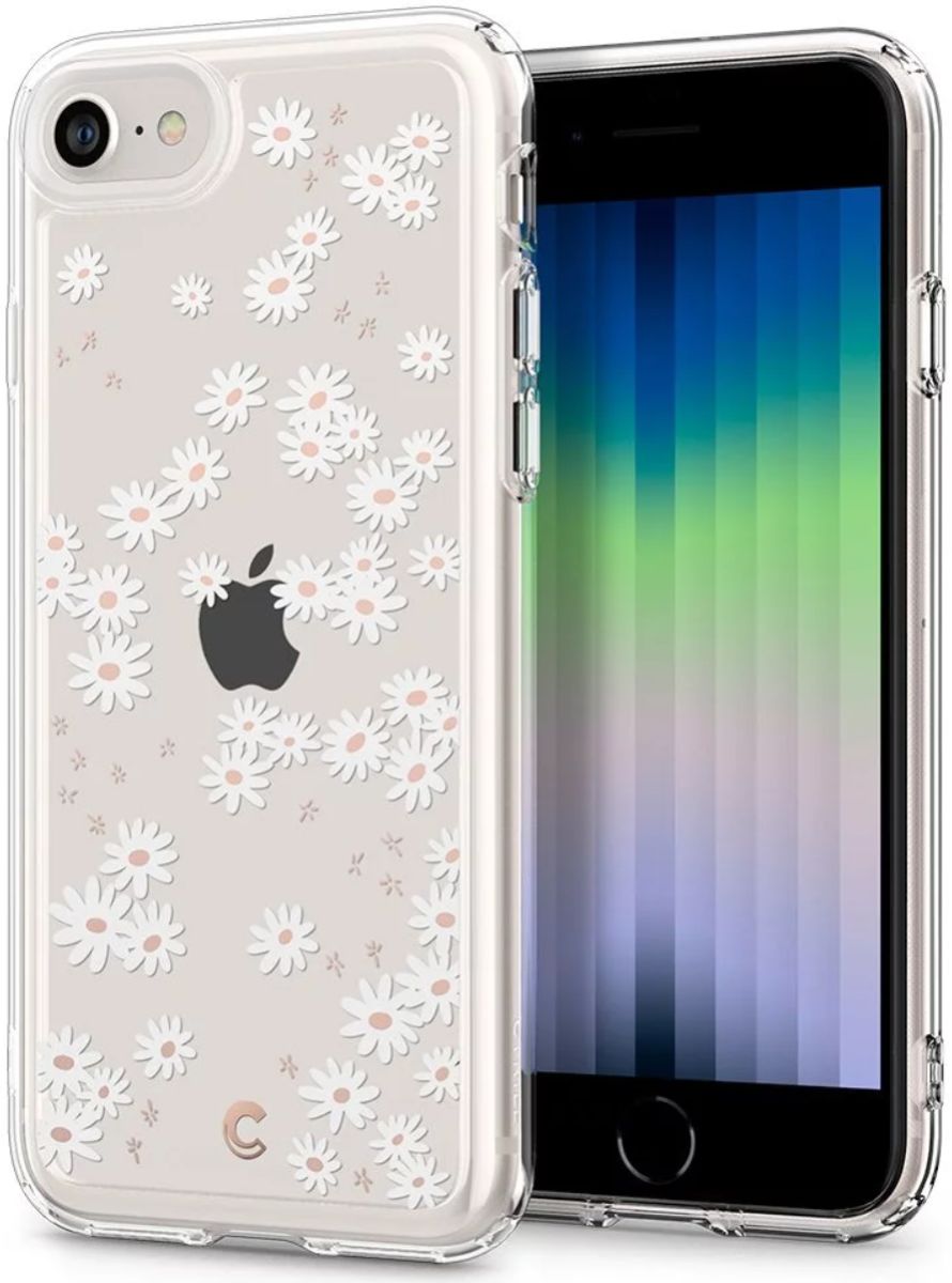 Spigen Ciel by Cyrill Cecile Apple iPhone SE Hoesje White Daisy afbeelding 7