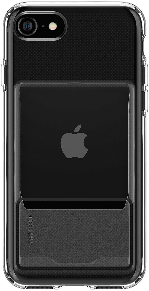 Spigen Crystal Slot iPhone SE (2022/2020)/8/7 Hoesje Transparant afbeelding 3