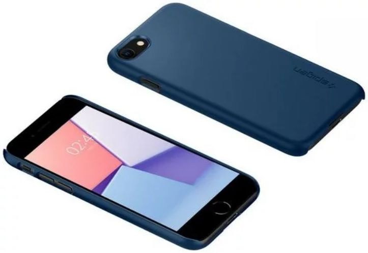Spigen Cyrill Cecile Apple iPhone SE Hoesje Blauw afbeelding 3