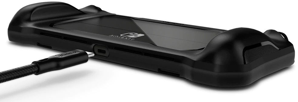 Spigen Rugged Armor Nintendo Switch OLED Hoesje Zwart afbeelding 14